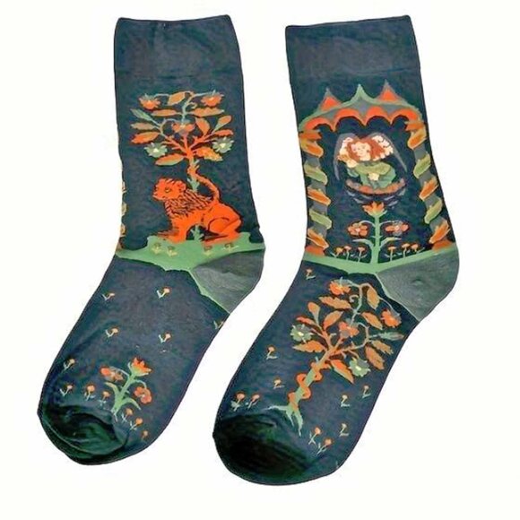 Colorful Cotton Socks 4 Pair Med - Picture 3 of 11